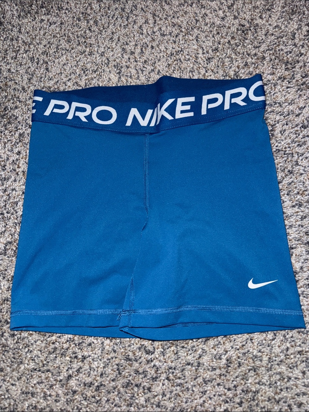 Nike Blue Performance Compression Shorts spandex Shorts